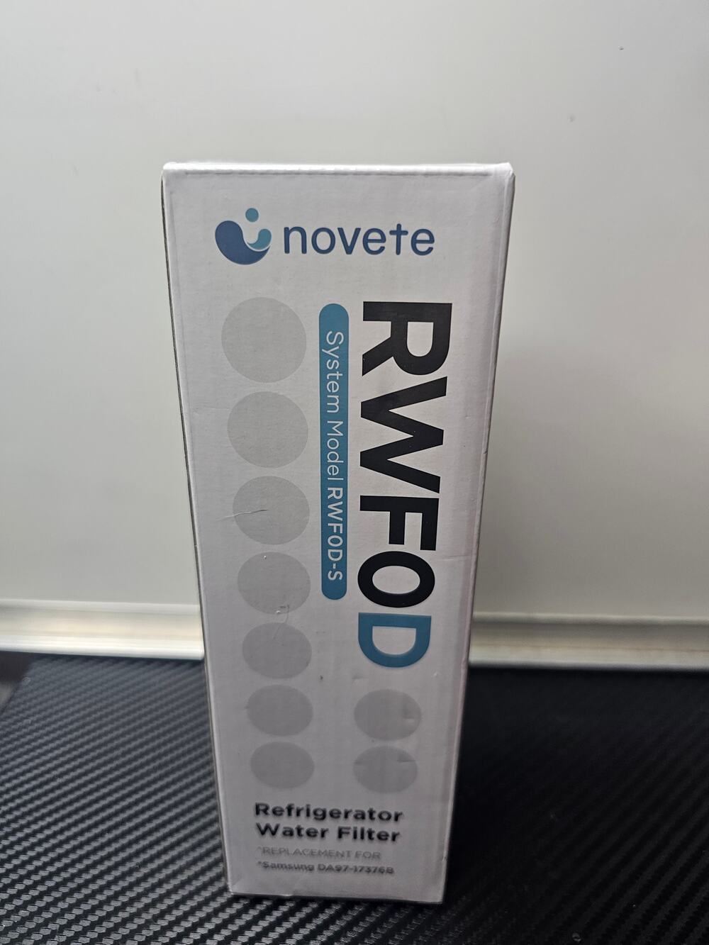 NOVETE Replacement Water Filter DA97-17376B,  Model RWF0D, 1 Pack(For HAF-QIN)